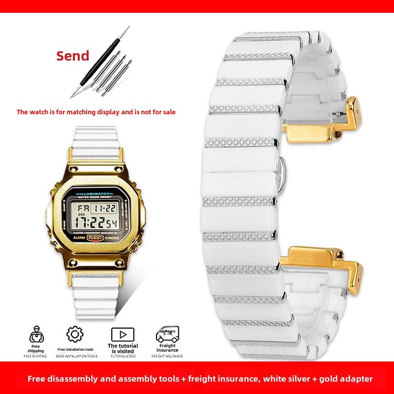 Керамический корпус из нержавеющей стали с ремешком для G-SHOCK Casio DW-5600 DW5600 GWM5610 GW-B5600 Модифицированная сменная цепочка для часов Безель
