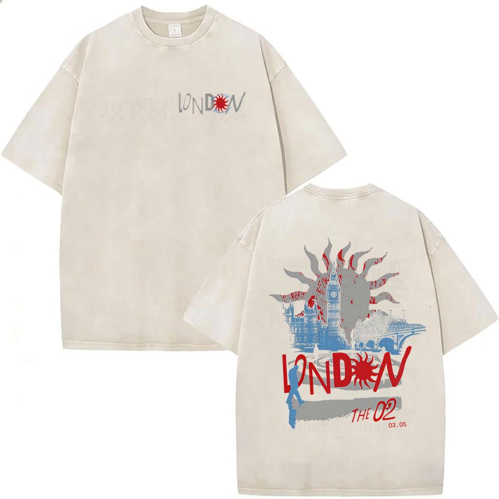 Vintage Washed Louis Tomlinson How Did We Get Here Tour 2026 New T Shirt Men Women Harajuku Fashion Oversized Tshirt Streetwear