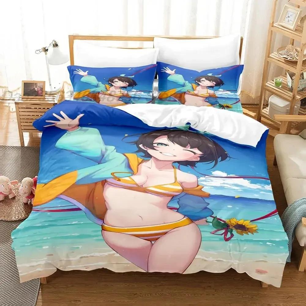 ŌOzora-Subaru Комплект постельного белья Single Twin Full Queen King Size Комплект постельного белья Aldult Kid Bedroom Duvetcover Sets 3D Anime Kawaii кровать