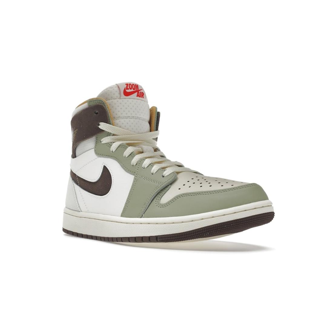 Мужские кроссовки Air Jordan 1 High Zoom Comfort 2 Year of the Rabbit, зеленые FD4327-121