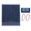 Solar Panel Kit 20W Monocrystalline Silicon Solar Panel and 60A 12V 24V Controller for Car Boat RV