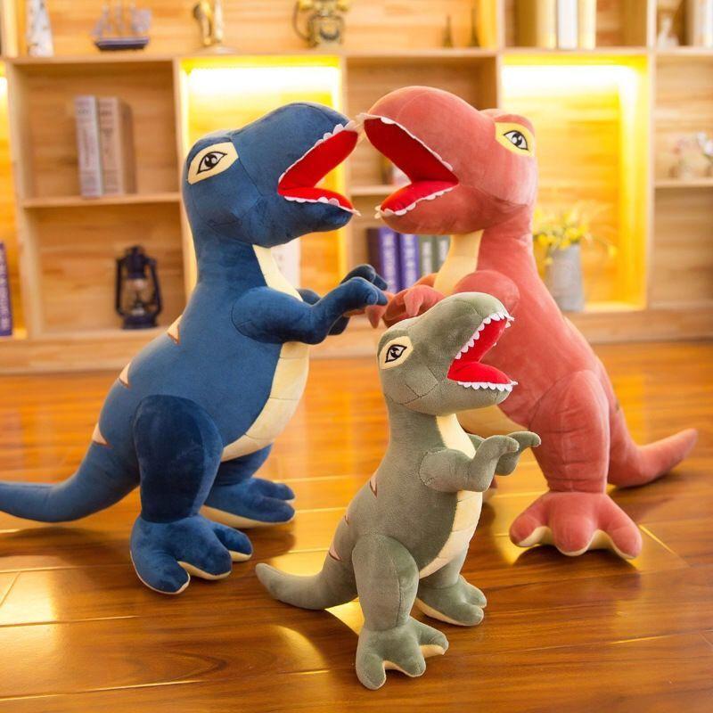 Simulation Dinosaur Plush Toy Doll Tyrannosaurus Doll Large Boy Rag Doll Pillow Children's Birthday Gifts Boys' and Girls' Toys