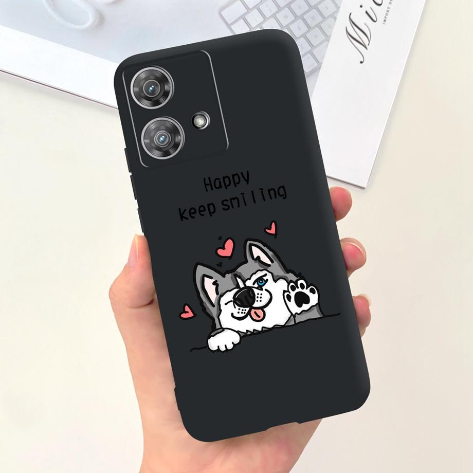 For Motorola Moto Edge 40 Neo 5G Case Cool Style Soft Silicone Rubber Anti-knock Phone Cover Cartoon Pattern Fundas Edge40 Neo