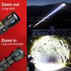 Powerful Small Flashlight High Power Rechargeable Led Flashlight 2000mah Built-in Battery Fluorescence ABS Portable Torch