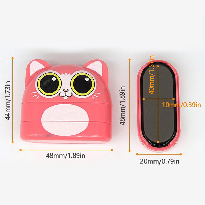 Children'S Name Seal Diy Black White Ink Student'S Stamp Clothes Stickerstamp