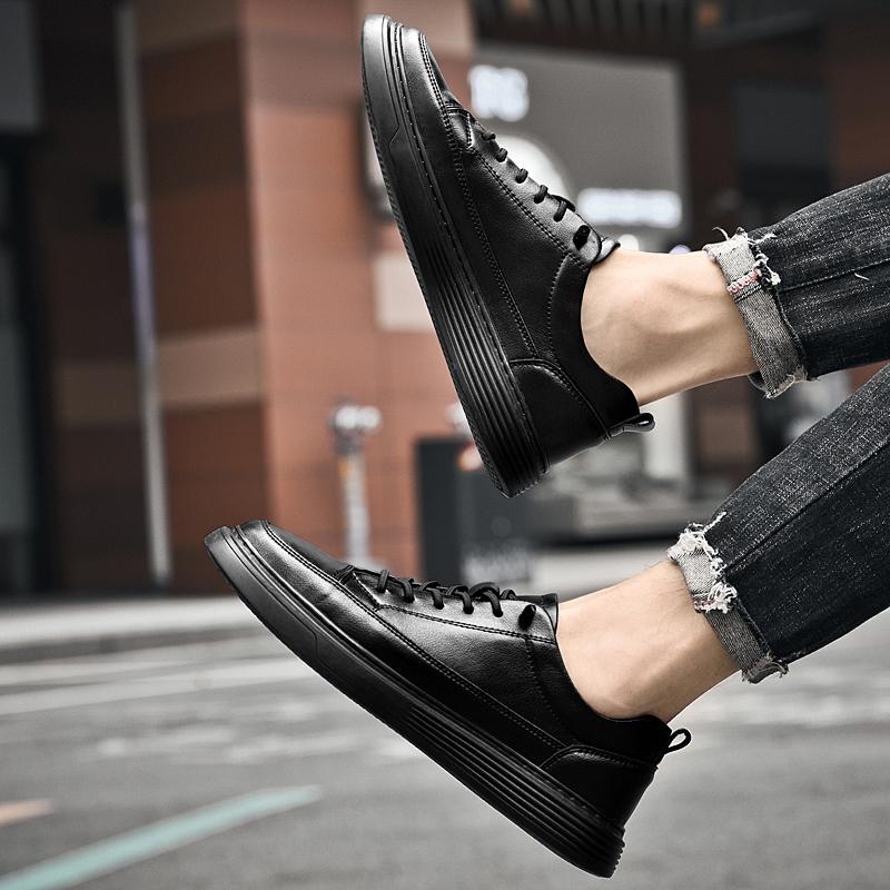 Мужские туфли для сноуборда из натуральной кожи в стиле минимализма для отдыха, молодежные, для взрослых, для активного отдыха, модные, для вечеринок, кожаные туфли