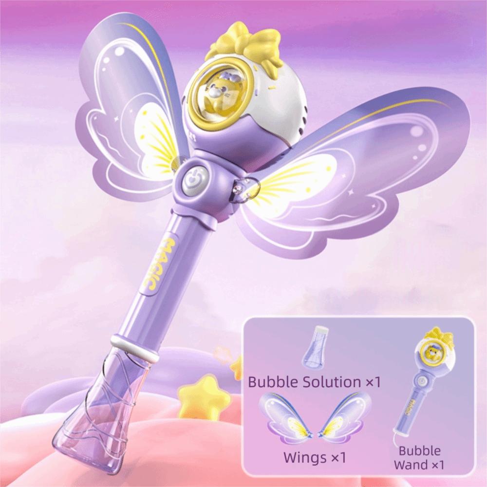Hand-Held Design Bubble Blower LED Lights Pony Bubble Blower Children's Toy