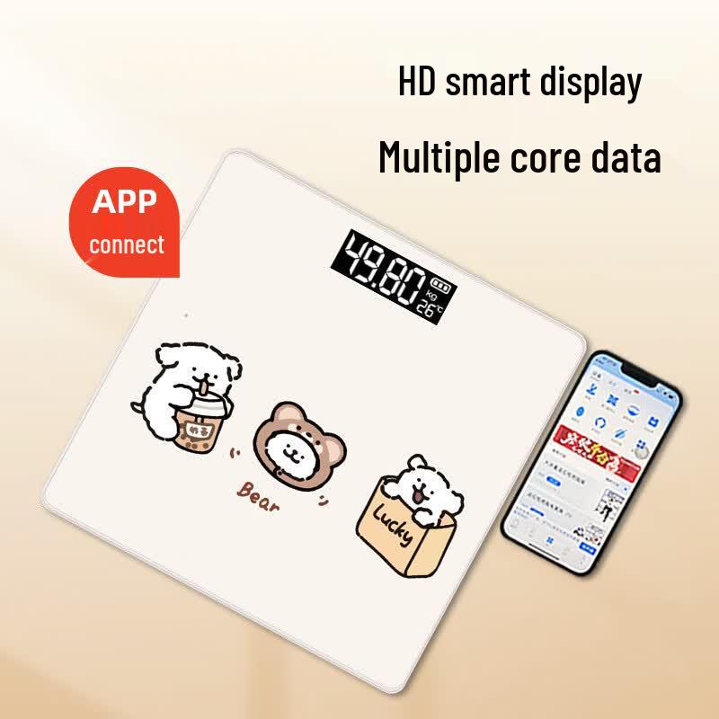 Xiaobai Cute Cartoon Smart Body Weight Scale (CN version)