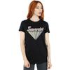 DC Comics Womens/Ladies Supergirl Pastel Logo Cotton Boyfriend T-Shirt