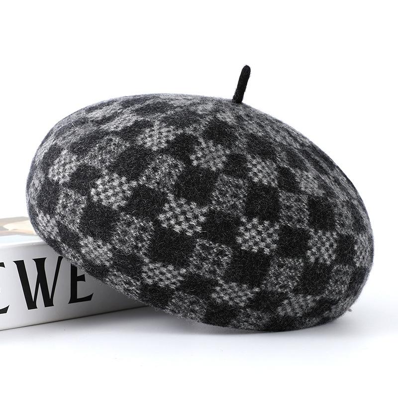 Новая модная осенне-зимняя шляпа-тыква 100% чистая шерсть женская модная шерстяная шляпа зимняя теплая шерстяная шляпа