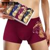 4-pack Clearance Men's Underwear Comfortable and Breathable Flat Pants Printed Men's Boxer Shorts