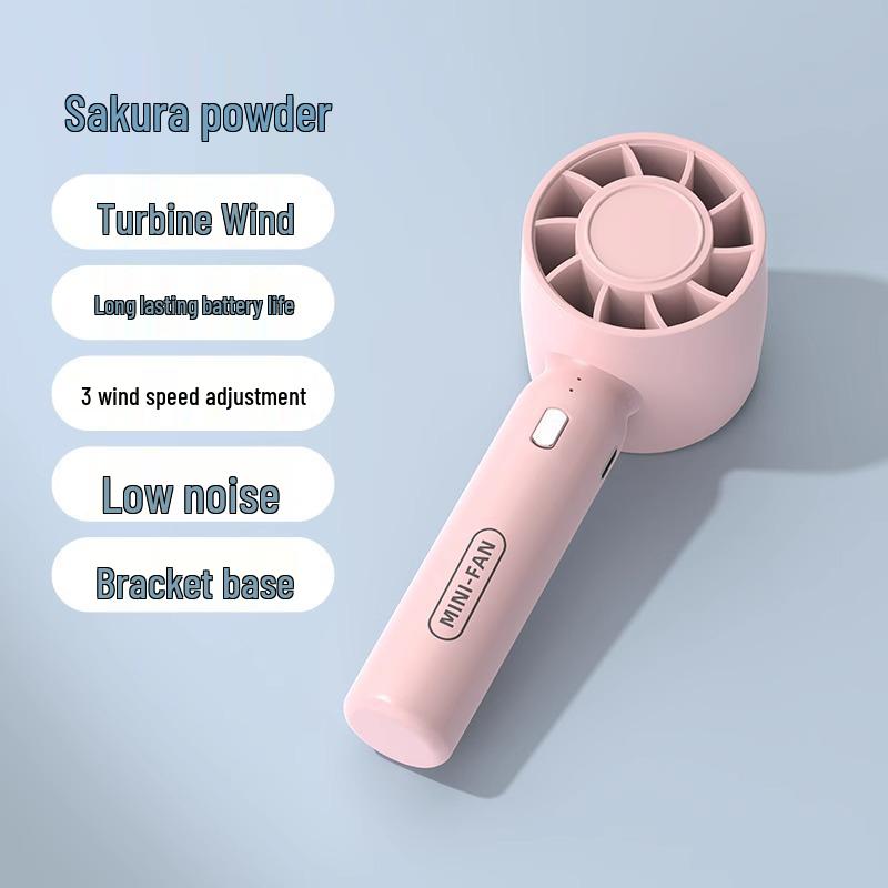 Portable USB Mini Brushless Turbo Fan - Silent Desktop Handheld Cooler