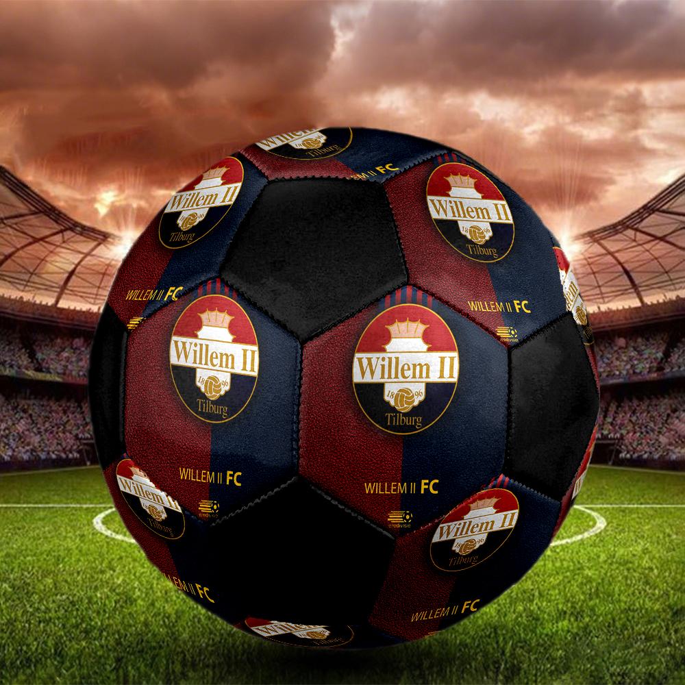 РАЗМЕР 5 Футбольный мяч Willem II Цветной Для всех возрастов Машинная строчка ПВХ Готов к соревнованиям Прочный Высокий отскок