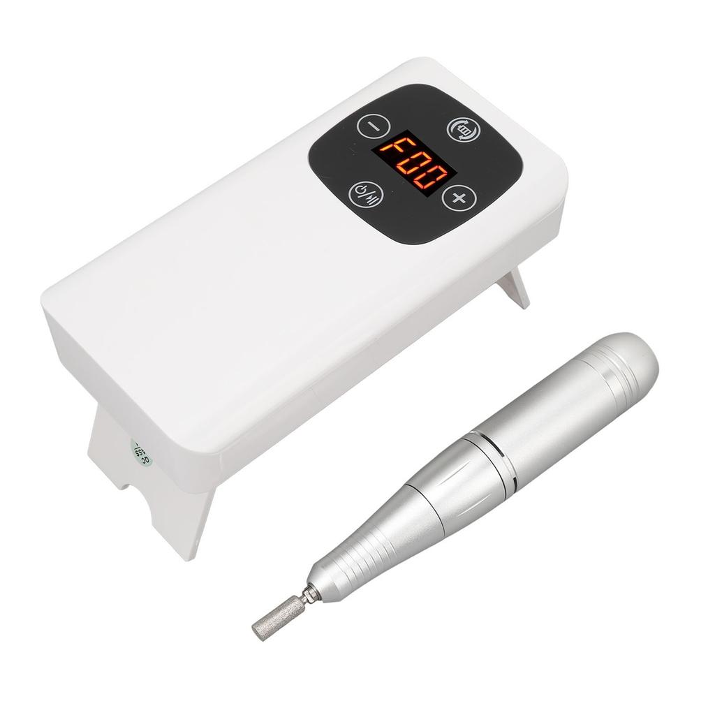 2 In 1 Rechargeable Nail Grinder Electric Nail Drill Machine 45000rpm Nail Polish Removal Machine