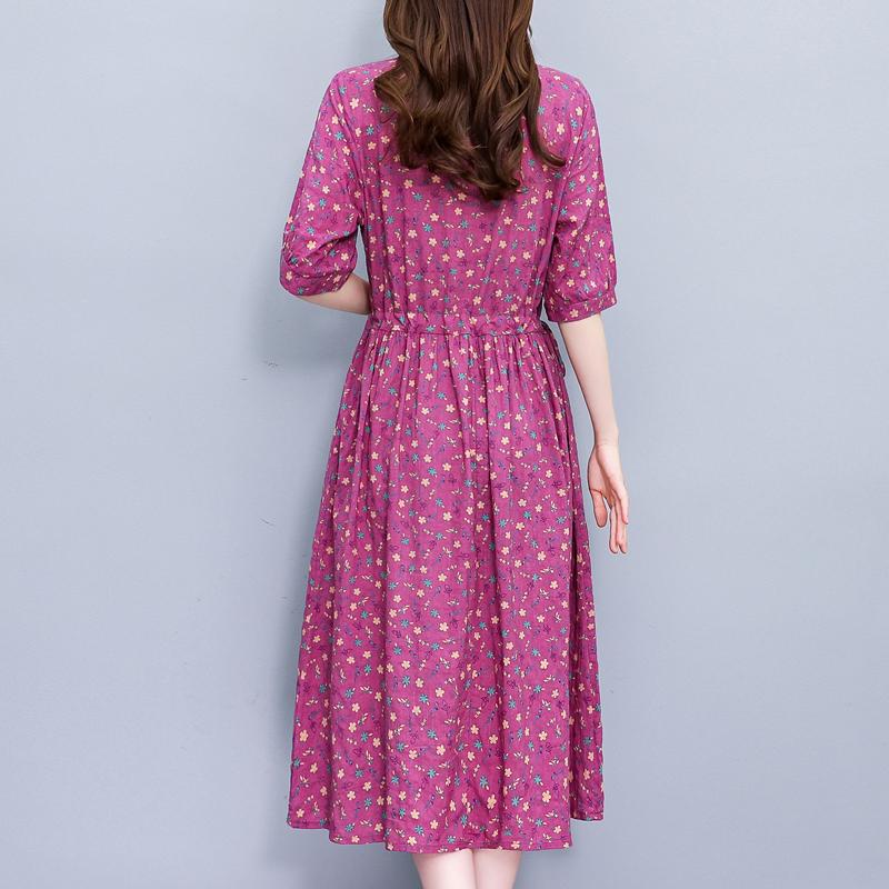 Модные летние платья для женщин больших размеров, повседневное элегантное длинное платье с коротким рукавом, летняя винтажная одежда