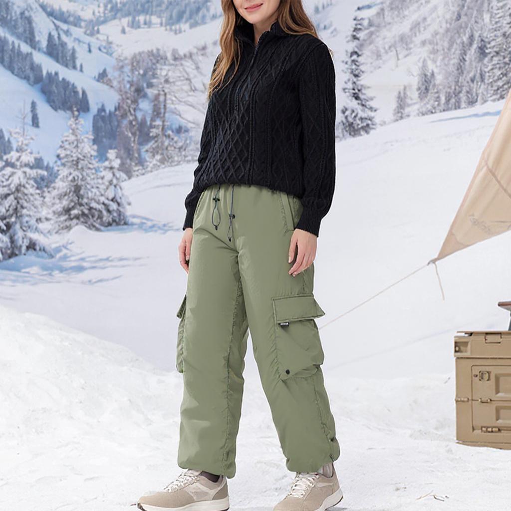 Женские лыжные брюки из плотного хлопка