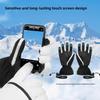 Водонепроницаемые лыжные перчатки для трансграничного использования: Зимнее тепло, Конструкция с двойной доской, Утепление 3M, Ветрозащитный для езды на велосипеде и катания на лыжах