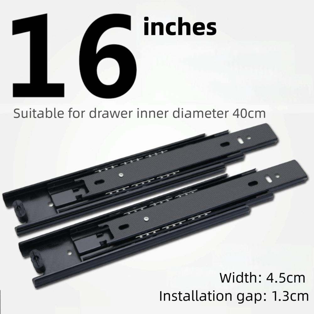 Heavy Duty Drawer Slides Smooth Operation Ball Bearing Drawer Rails  Office Furniture