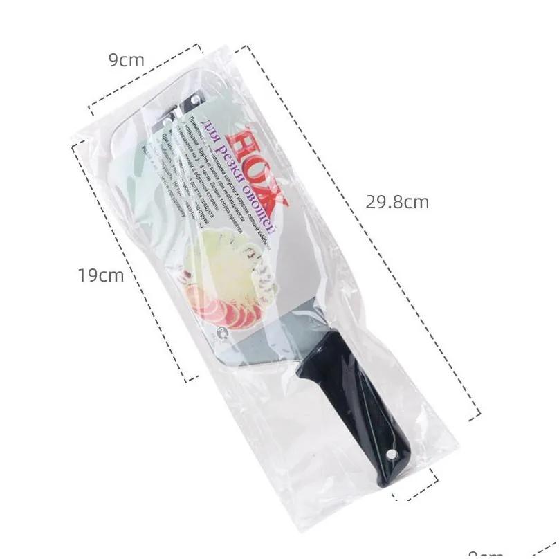 Фрукты Овощи Инструменты Слайсер Нож Кухонный Двойной 2 Лезвия Нарезка Рыбы Чешуя Очиститель Нож Капуста Капля Доставка Дом Сад Обед Dhxdx TLY014