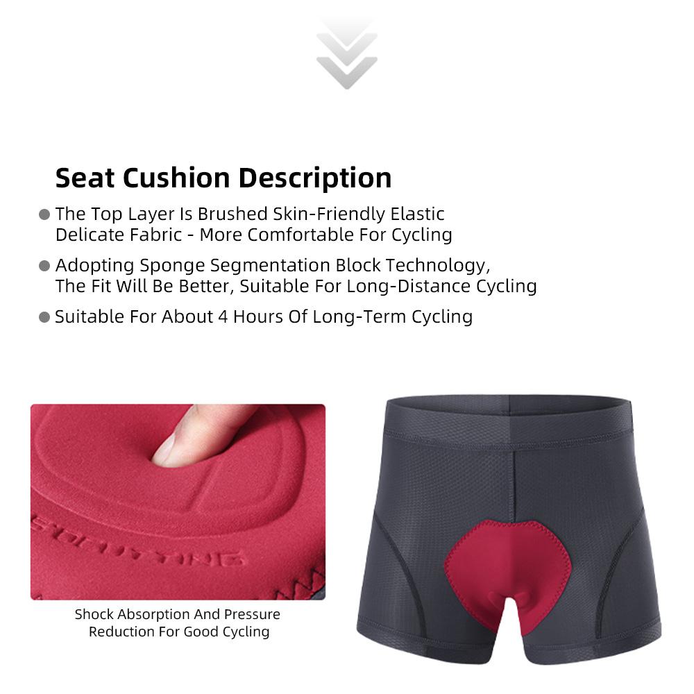 Мужские велосипедные шорты с мягкой подкладкой, дышащие, легкие, удобное велосипедное снаряжение для катания на горных велосипедах 4