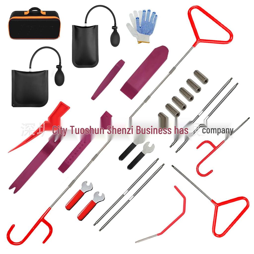 Инструмент для зацепления и аварийный набор для ремонта дверей автомобиля-автодома с пятым колесом