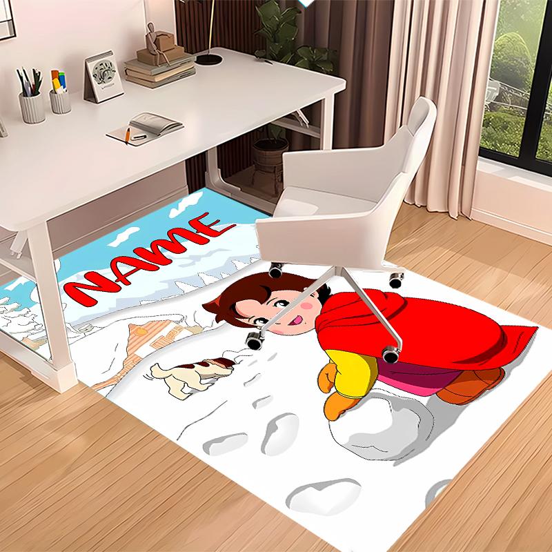 Custom personalization Heidi Print Area Rug - Soft, Washable Non-Slip Indoor Mat,Living Room,Home&Office Decorative Rug