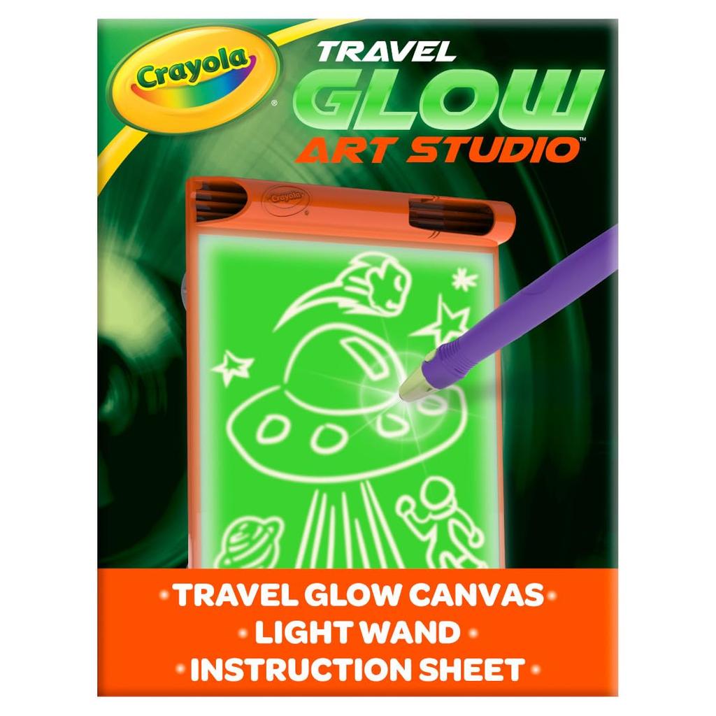 Crayola Glow Art Studio светящаяся доска для рисования иллюминация художественная игрушка 042505 подлинный продукт
