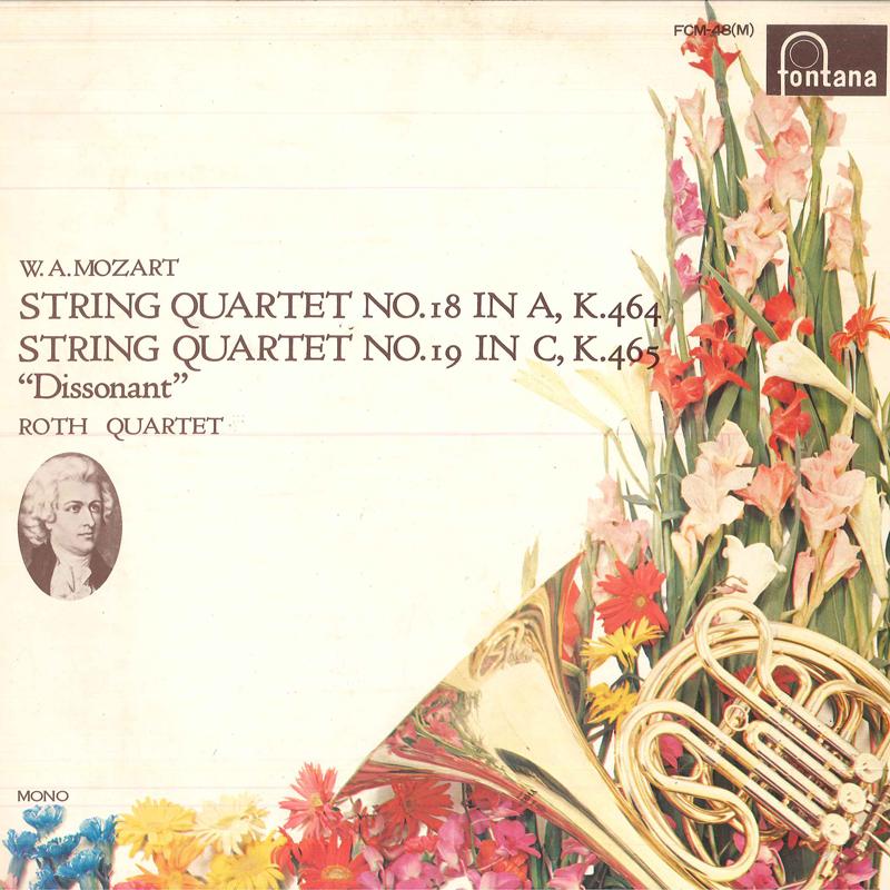 Виниловая пластинка ROTH QUARTET - WamozartСтрунный квартет №18 Ak FCM48M FONTANA 1973 Япония Классическая Б/У