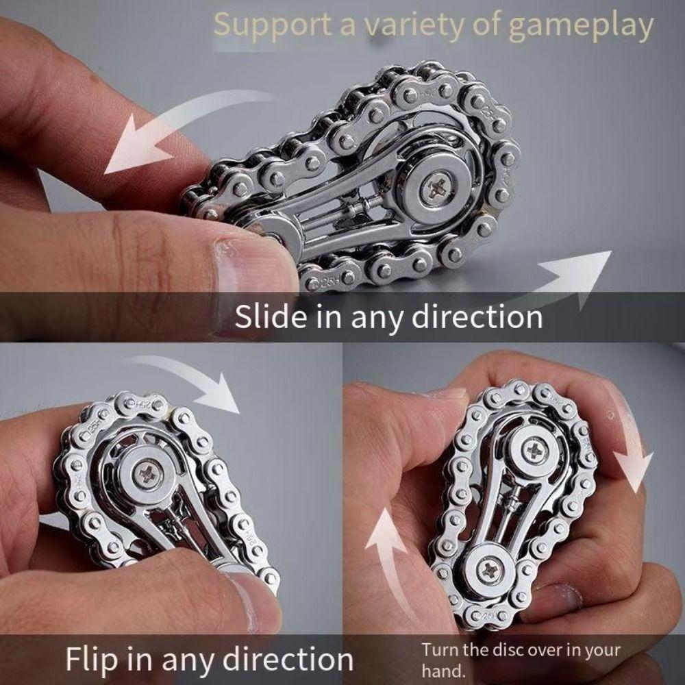 Гироскоп Ручной Спиннер Цепная Шестерня Волчок Колесо Шестерня Цепной Гироскоп Классические Игрушки