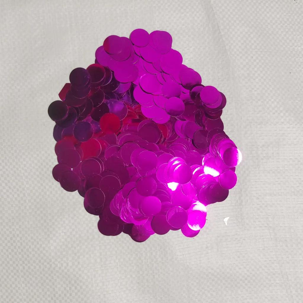 Заводская цена Воздушные шары с блестками 1,5 см круглые прозрачные шары Бобо, наполненные декоративными розово-золотыми посыпками 100 г