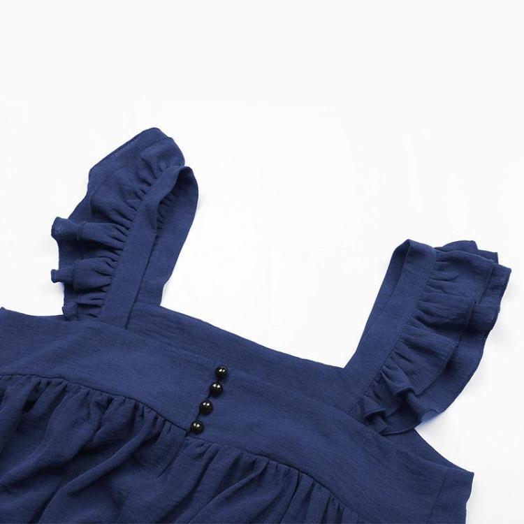 Женское летнее повседневное свободное платье на бретелях с халтер-вырезом, однотонное, для отдыха, пляжное