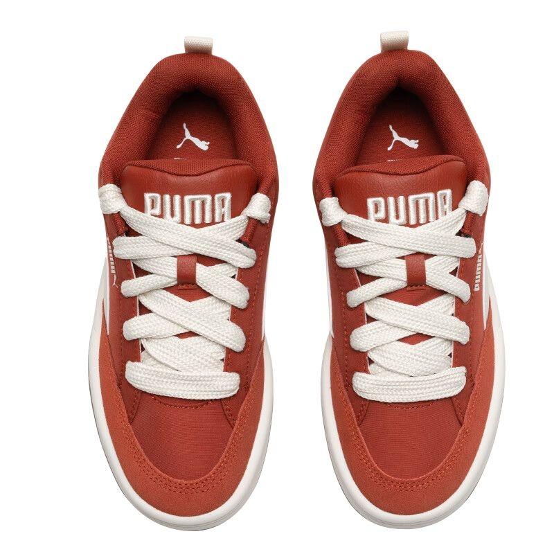Puma Парк Стиль Жизни Улица Унисекс Удобные Износостойкие Низкие Кеды для Скейтбординга Красный 397495-02
