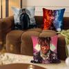Rapper J-Juice WRLD Personalized Picture Text Home Decorative Pillows Household Gifts 45x45cm