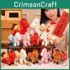 Chinese Zodiac Horse Plush Toy With Soft Pp Cotton For Lunar New Year Gift And Decoration