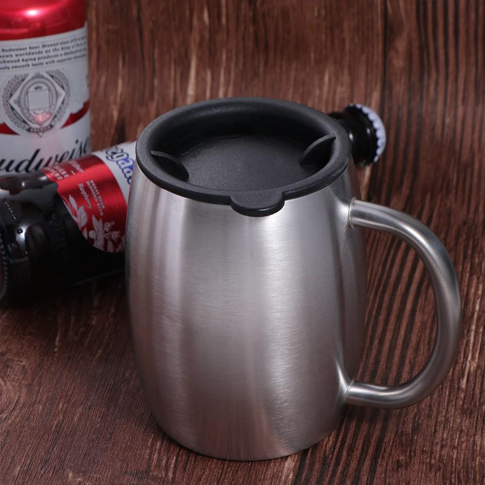 Двойные стенки из нержавеющей стали пивная кружка портативная офисная кружка для воды питьевая посуда термокружка для кемпинга