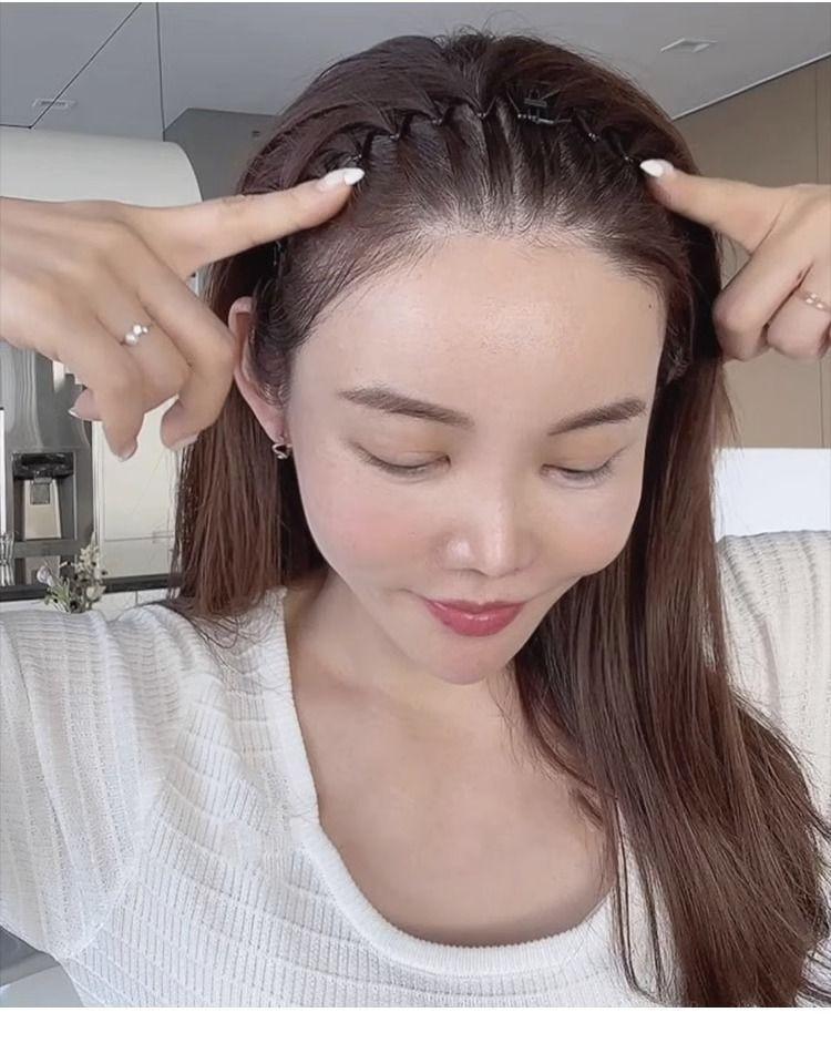 Пластиковая пружинная повязка на голову цветная эластичная аксессуары для волос расческа для волос расческа для волос