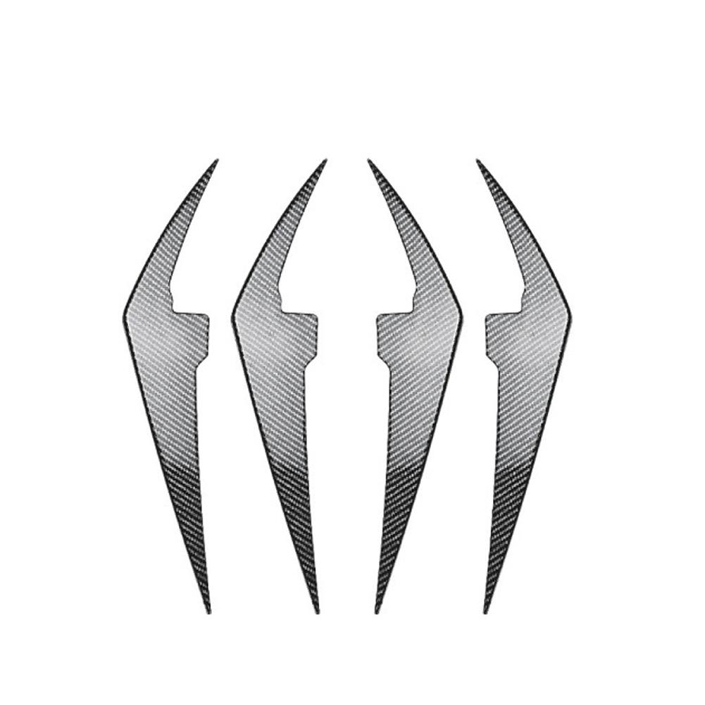 4 шт./компл. передний бампер автомобиля противотуманные фары боковые ребра губные сплиттеры воздухозаборники Fitmet для BMW 3 серии G20/G21 LCI 2023+ M Sport