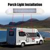 12V Motorhome Caravan Interior For RV Van Camper Trailer Waterproof LED Awning Porch Light Exterior Lamp Wall Lamps
