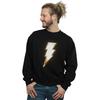 DC Comics Mens Shazam Bolt Logo Sweatshirt