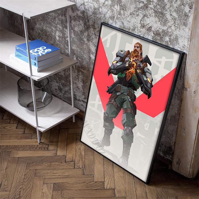 Классические видеоигры Valorant, персонажи аниме, фотографии для гостиной, домашний декор, холст, картина, печать, постеры, подарок