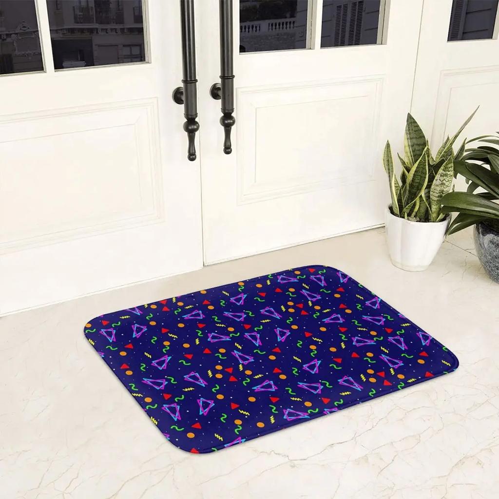 Arcade Carpet Non-slip Doormat Floor Mat Washable Carpet Rug for Kitchen Entrance Home Bedroom Footpad Mats