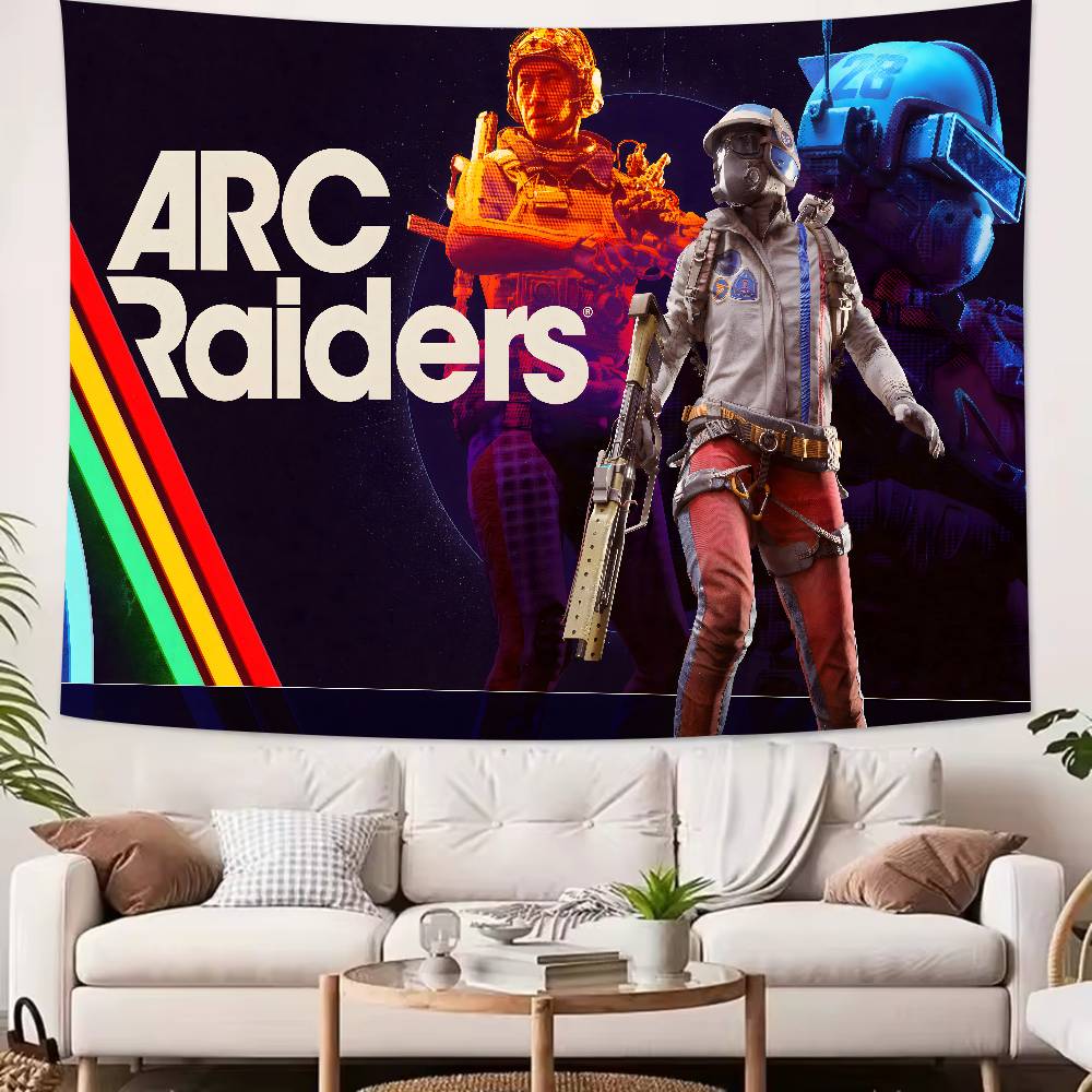 Новая Гобеленовая Декорация ARC Raiders для FPS Игр Спальня Общежитие Ткань для Фона Праздничный Дом Вечеринка Гостиная Клуб Гобелен