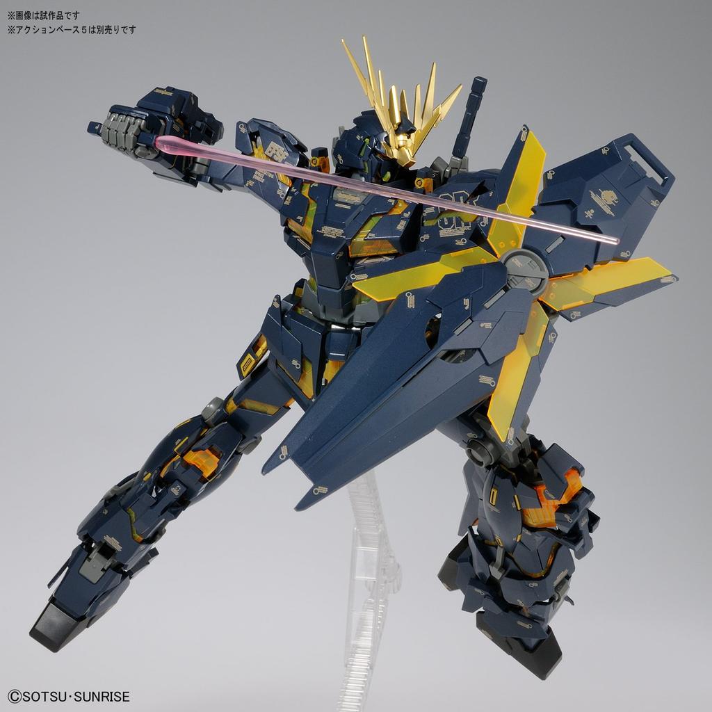 Пластиковая модель MG Mobile Suit Gundam UC Unicorn Gundam Unit 2 Banshee масштаба Ver.Ka 1/100 с цветовой кодировкой