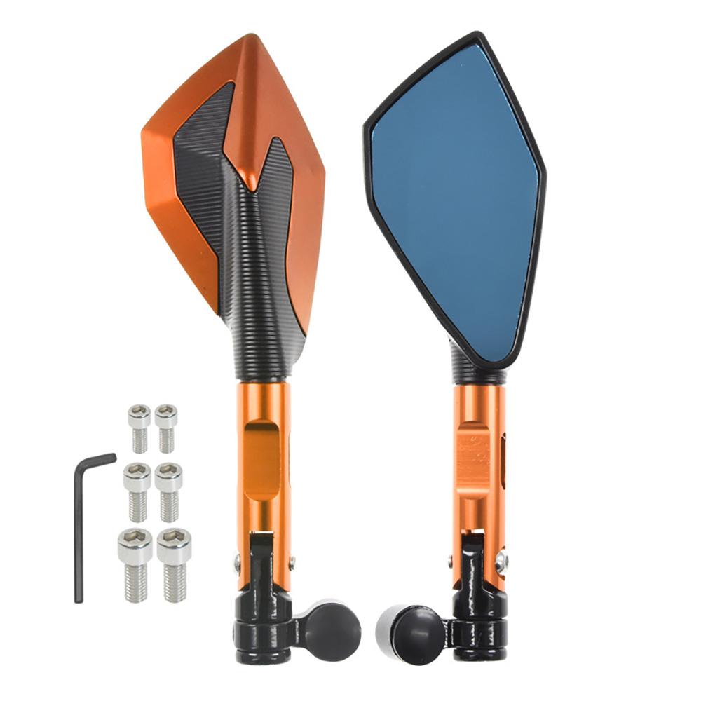 Мотоциклетное боковое зеркало с ЧПУ 10 мм, зеркала заднего вида для Kawasaki Ninja 250 400 650 ABS Vulcan S 650cc ER-6F ER-6n ZX-6R ZX-10R