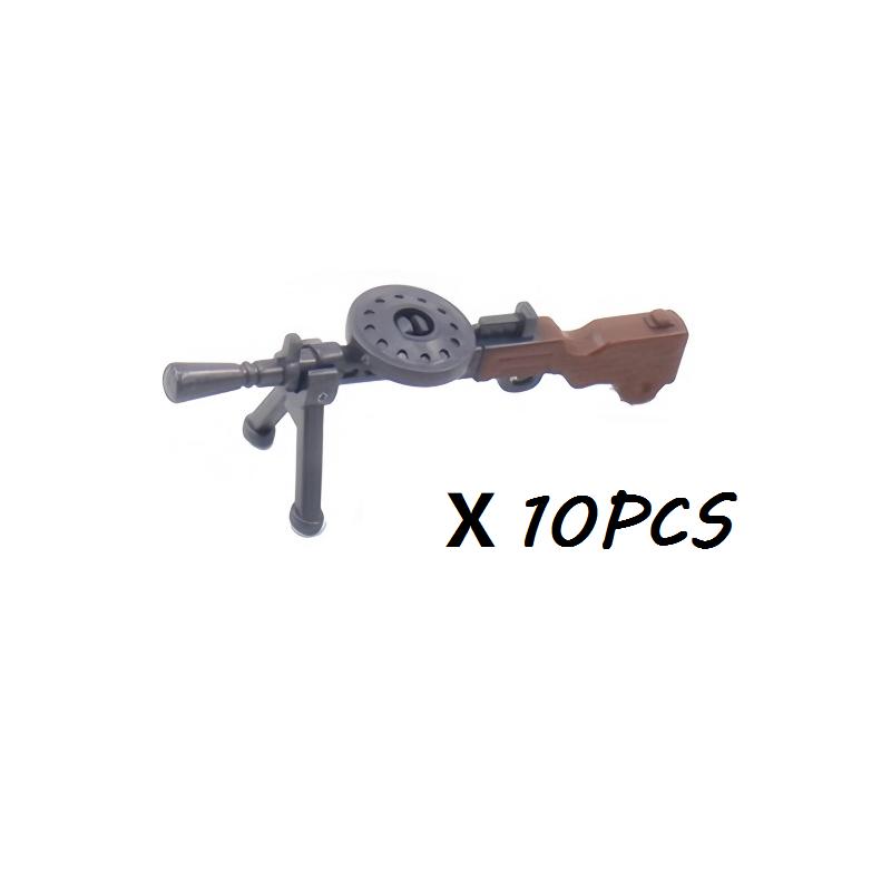 Оружие Второй мировой войны Солдаты Минифигурки Британская Советская Армия Строительные блоки Винтовки Пистолет-пулемет Томас 98K Кирпичики Игрушка