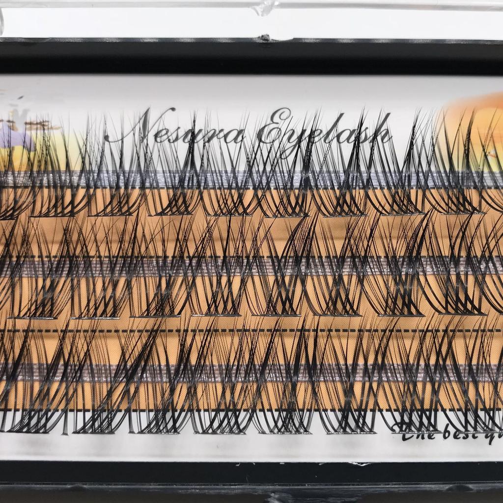 Ресницы Мягкие пучки ресниц Пушистые натуральные сегментированные ресницы 3D норковые волосы Отдельные ресницы