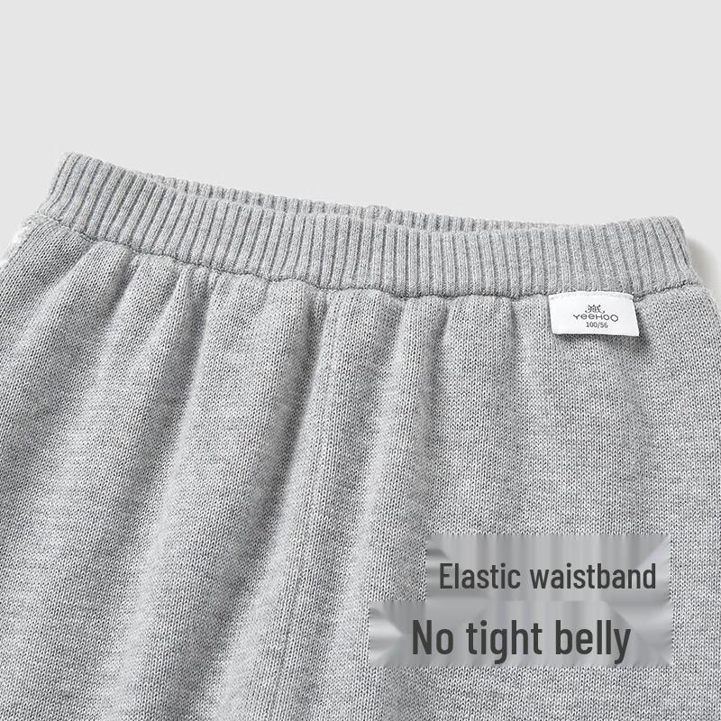 YEEHOO Kids' Winter Plush Lined Casual Pants