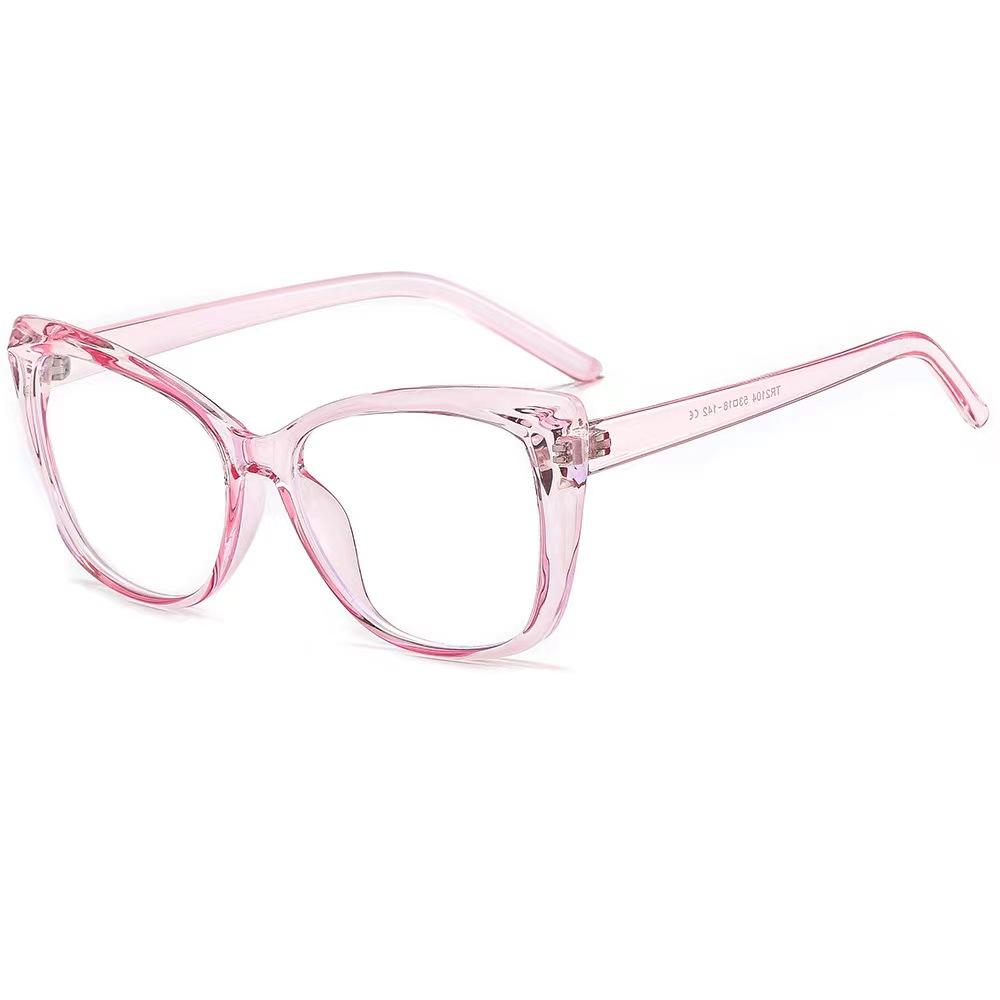 New Fashion Vintage Gradient Eyeglasses For Nearsightedness Anti Blue Light Myopia Unique Transparent Cat Eye Glasses Frame