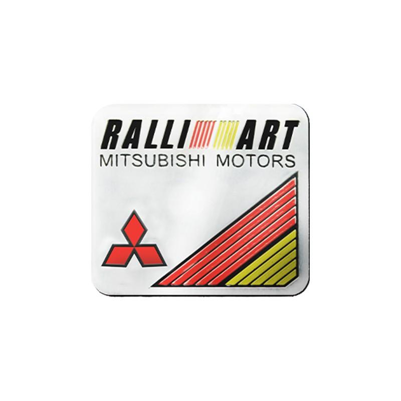 For Mitsubishi Ralliart Lancer 10 9 EX Outlander ASX L200 3D Aluminum Car Stickers Emblem Body Rear Trunk Tail Decal Accessories