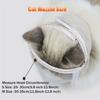 Breathable Clear Cat Muzzle Anti-Bite Grooming Cover Portable Head Hood Cover Cat Grooming Mouth Cover Adjustable Pet Supplies
